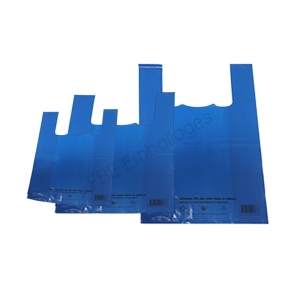 sacs réutilisables bleu