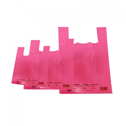 Sac bretelle réutilisable rose