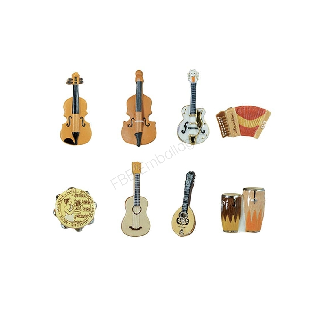 Fèves Galette des Rois Instruments de musique Fèves Galette des Rois Instruments de musique