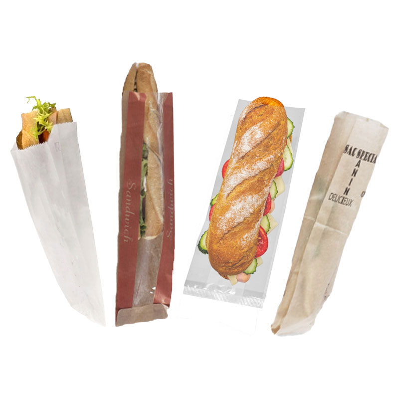 Sac alimentaire réutilisable en silicone, Format sandwich, Transparent, 450  ml