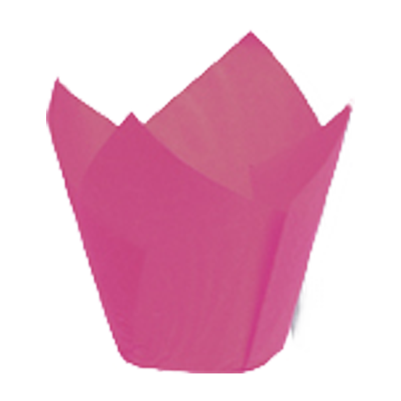 Lot De 20 Caissettes En Papier Rose Et Blanc Pour Gâteaux, Crèmes